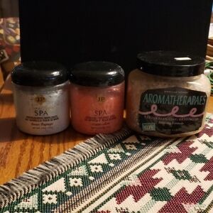 SPA Bath Salt Duo  White and Pink & Blue